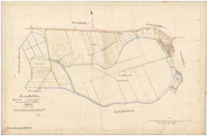 Originální mapa pruského katastru