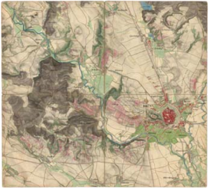 Mapa Brna a okolí