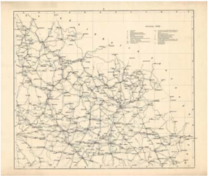 Pochodová mapa Království českého