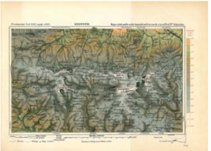 Kořistkova mapa Krkonoš