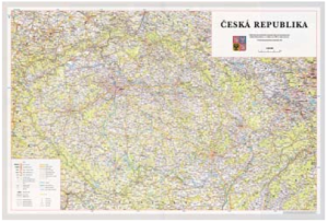 Mapa České republiky 1 : 500 000